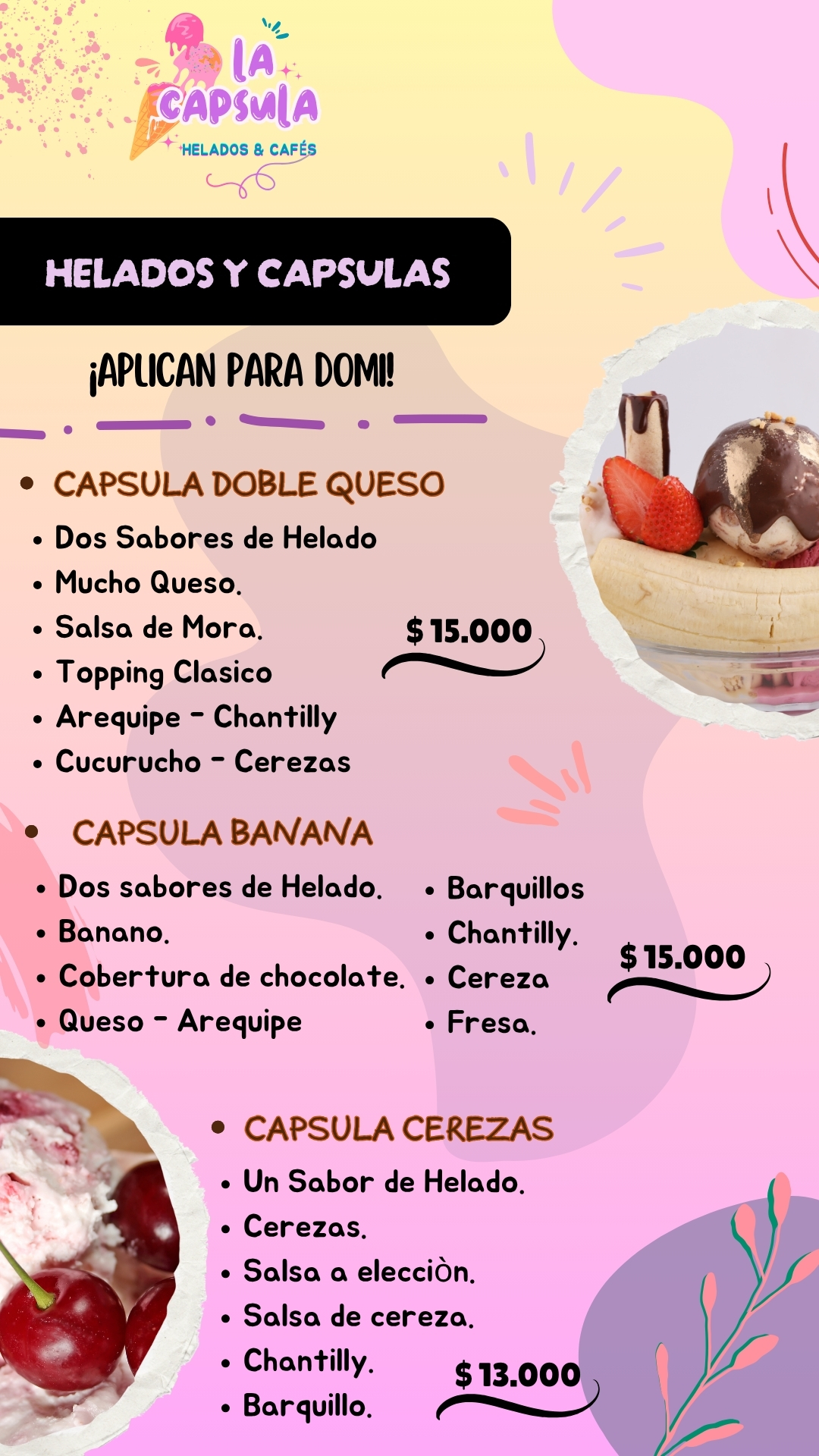 PRUEBA EL NUEVO SABOR DE HELADO CON TORTA- HELADERIA LA CAPSULA VISITANOS O PIDE TU DOMICILIO